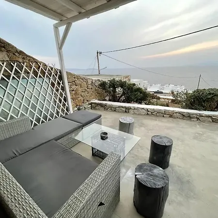 Paradisiacal With Pool And Sea View In Mykonos ヴィラ Agios Ioannis Diakoftis