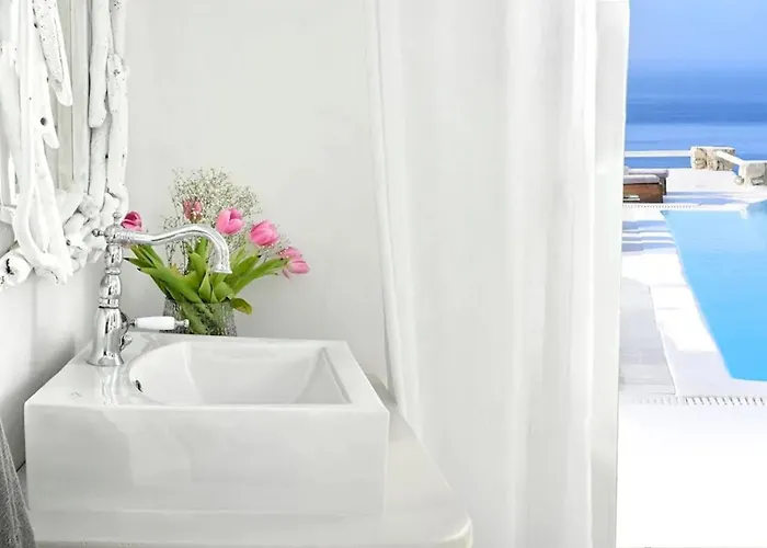 Paradisiacal With Pool And Sea View In Mykonos Villa *