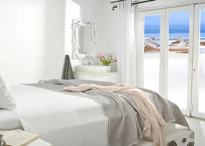 Paradisiacal With Pool And Sea View In Mykonos Villa Agios Ioannis Diakoftis