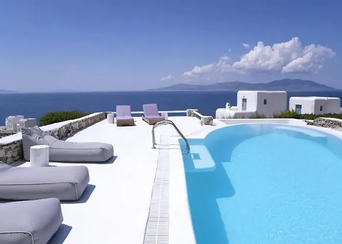 Paradisiacal With Pool And Sea View In Mykonos Villa *